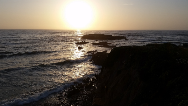 Northern California Coast At Sunset